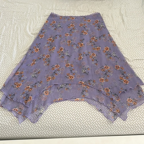 Free People NWOT Lavender Garden Party Skirt (S) - Picture 4 of 9